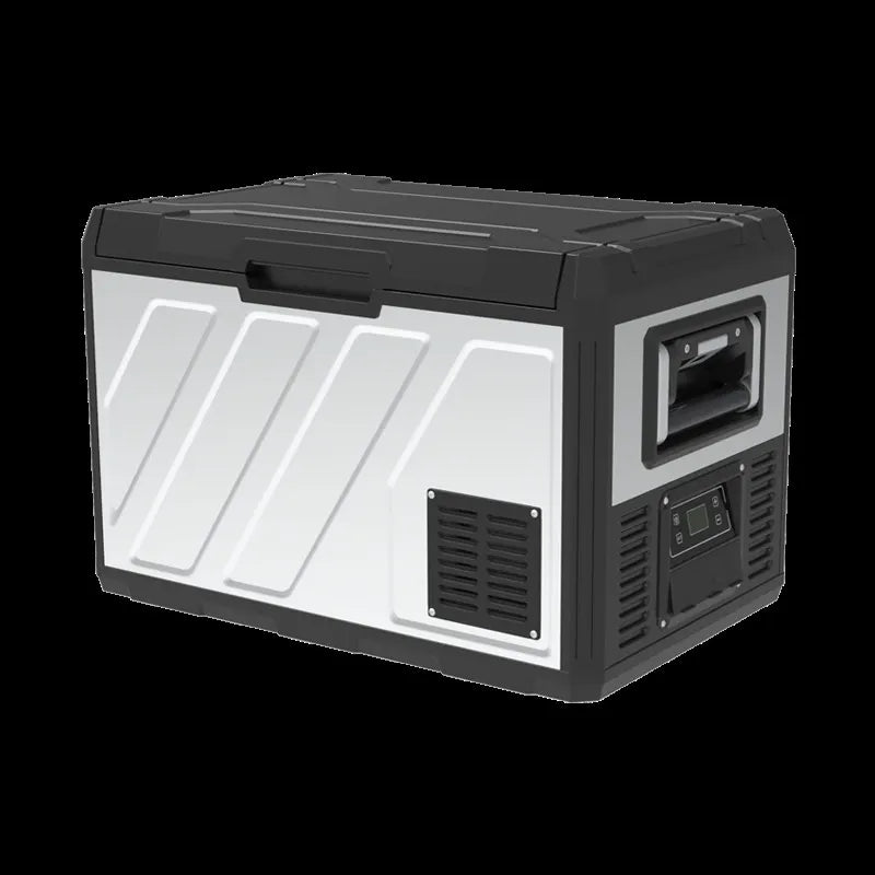 Car Life Antuncle Smart Dual-Use Portable Car Fridge, available in U50, U60, U70 capacities, featuring a durable aluminum alloy shell and LED digital display for precise temperature control on the go.