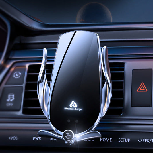 Car Life SmartSense M4 Magnetic Wireless Car Charger Mount installed on a car's air vent, showcasing 66W super-fast charging capability and smart chip for premium in-car experience.