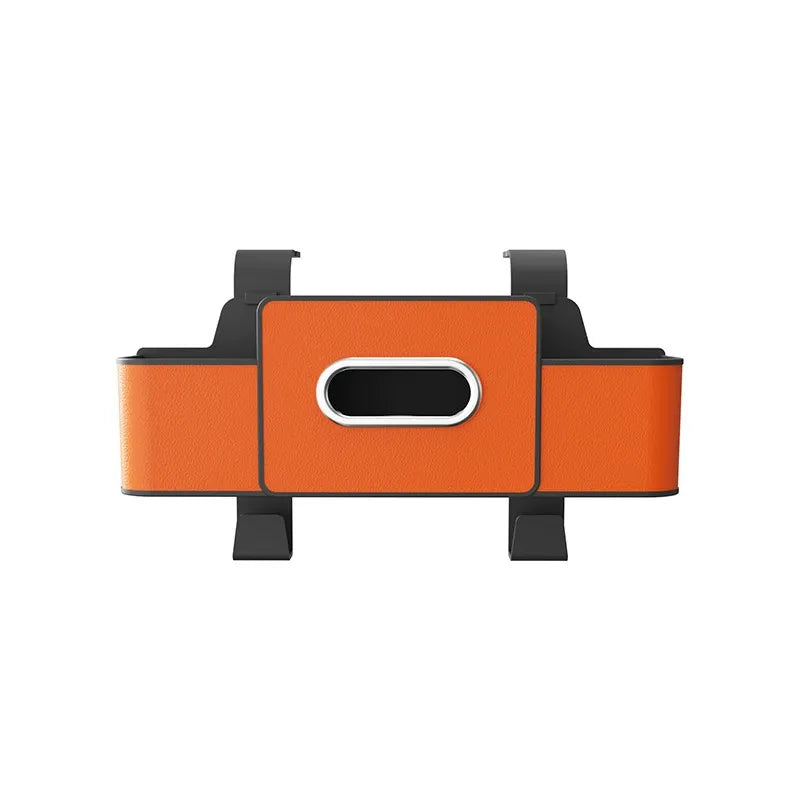Car Life Premium Leather Multi-Functional Car Backseat Organizer Box.