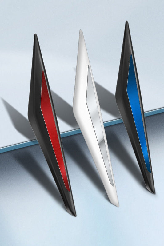Car Life Universal 3D Electroplated PVC Car Door Edge Guards in multiple colors, protecting a car door edge from scratches and enhancing exterior style.